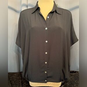 NWT Brave and True Designed in Australia Black Passage Shirt Size S/M